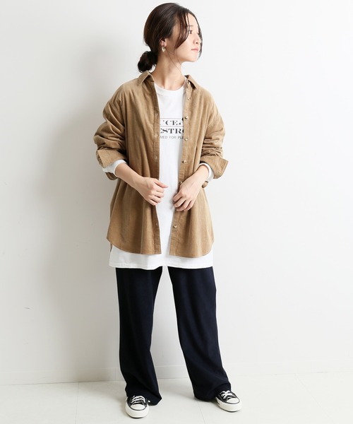 SLOBE IENA - SLOBE IENA 2WAYレースカラーBIGシャツ SLOBE IENA（スローブイエナ）の「2WAYレースカラーBIGシャツ