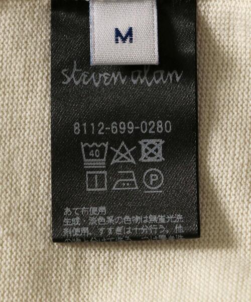 Steven Alan（スティーブンアラン）の「＜Steven Alan＞ SPM TURTLE NECK LONG SLEEVE TEE-BOX /カットソー（Tシャツ/カットソー・メンズ・ブラック/ホワイト/ナチュラル・X-LARGE/LARGE/MEDIUM/SMALL）」の12枚目の写真