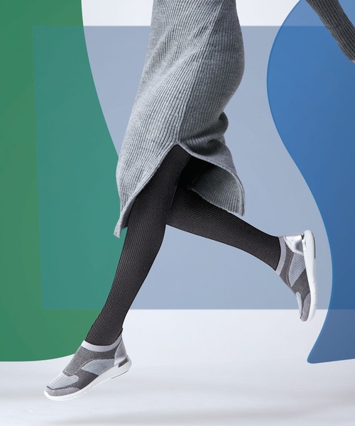 Tuche（トゥシェ）】スニーカータイツ リブ 60デニール（タイツ