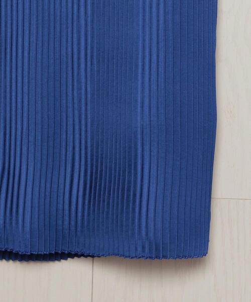 H　BEAUTY&YOUTH UNITED ARROWS（エイチビューティーアンドユースユナイテッドアローズ）の「＜H＞SATIN PLEATED SKIRT/スカート（スカート・レディース・ブラック/ロイヤルブルー/ライトグレー・SMALL/MEDIUM）」の13枚目の写真