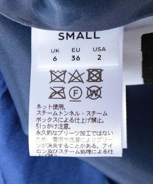 H　BEAUTY&YOUTH UNITED ARROWS（エイチビューティーアンドユースユナイテッドアローズ）の「＜H＞SATIN PLEATED SKIRT/スカート（スカート・レディース・ブラック/ロイヤルブルー/ライトグレー・SMALL/MEDIUM）」の16枚目の写真