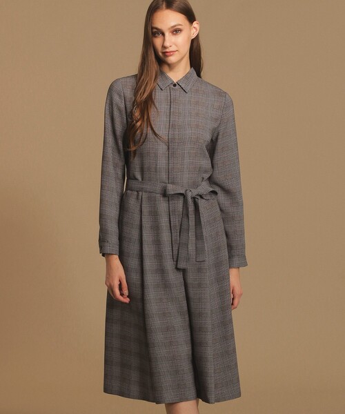 セール ウールライクツイルチェックワンピース ワンピース Mackintosh Mackintosh London マッキントッシュ ワンピース ロンドン のファッション