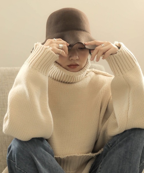 Bab（バブ）の「【WEB限定】ウール100%ベルハット（ハット・レディース・ベージュ/ブラウン/ブラック・FREE）」の9枚目の写真