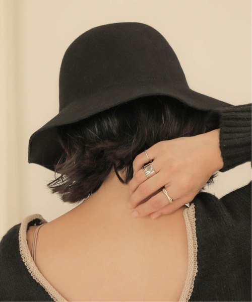 Bab（バブ）の「【WEB限定】ウール100%ベルハット（ハット・レディース・ベージュ/ブラウン/ブラック・FREE）」の15枚目の写真
