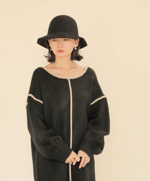 Bab（バブ）の「【WEB限定】ウール100%ベルハット（ハット・レディース・ベージュ/ブラウン/ブラック・FREE）」の16枚目の写真