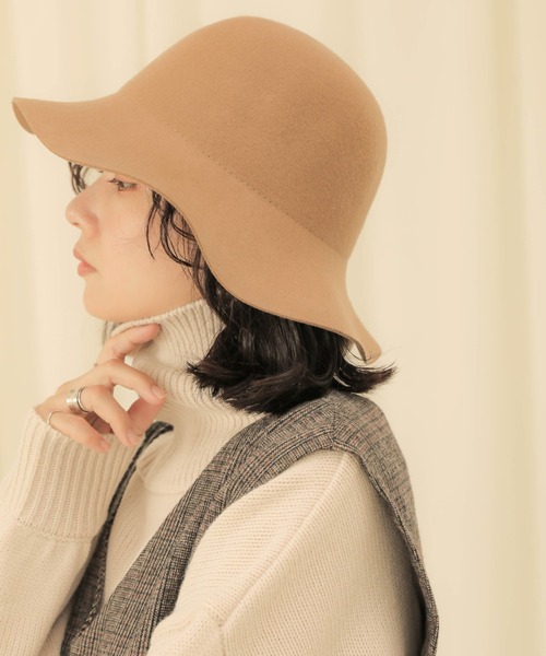Bab（バブ）の「【WEB限定】ウール100%ベルハット（ハット・レディース・ベージュ/ブラウン/ブラック・FREE）」の18枚目の写真
