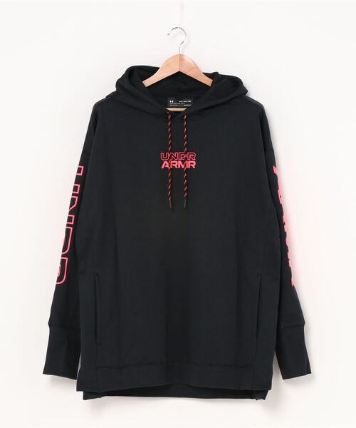 UNDER ARMOUR（アンダーアーマー）の「UAフリース プルオーバー フーディー J(バスケットボール/MEN)（ナイロンジャケット・メンズ・ブラック/グレー・SM/XL/XXL/3XL/LG/MD/4XL）」の8枚目の写真