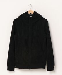 FranCisT_MOR.K.S.（フランシストモークス）の「FranCisT_MOR.K.S./フランシスト モークス/3Mix Eco Leather x Croco Embossed x Mole Knit HYBRID HOODED JACKET/MC2844（ブルゾン・メンズ）」