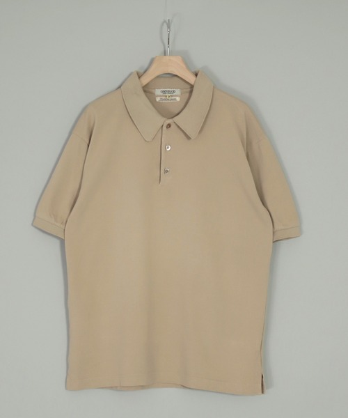 OMNIGOD（オムニゴッド）の「[OMNIGOD mens / オムニゴッド]　カノコ　ショートスリーブポロシャツ（ポロシャツ・メンズ・ブラック/ベージュ/レッド/イエロー/ブルー/ホワイト・2/3/4）」の3枚目の写真