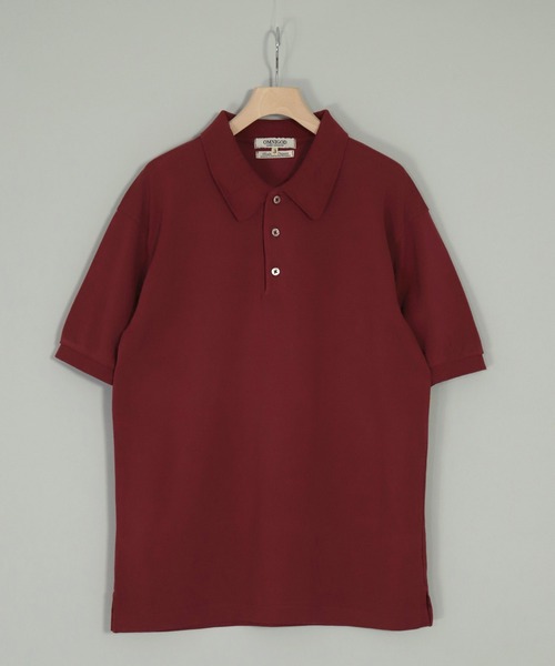 OMNIGOD（オムニゴッド）の「[OMNIGOD mens / オムニゴッド]　カノコ　ショートスリーブポロシャツ（ポロシャツ・メンズ・ブラック/ベージュ/レッド/イエロー/ブルー/ホワイト・2/3/4）」の6枚目の写真