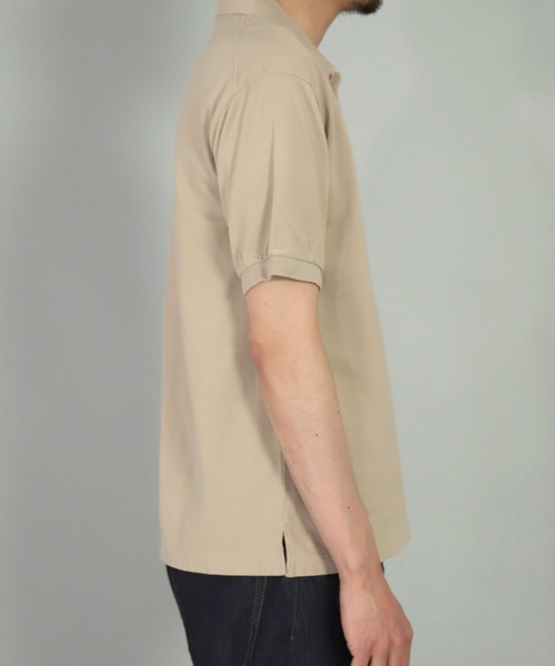 OMNIGOD（オムニゴッド）の「[OMNIGOD mens / オムニゴッド]　カノコ　ショートスリーブポロシャツ（ポロシャツ・メンズ・ブラック/ベージュ/レッド/イエロー/ブルー/ホワイト・2/3/4）」の10枚目の写真