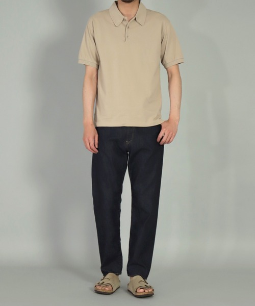 OMNIGOD（オムニゴッド）の「[OMNIGOD mens / オムニゴッド]　カノコ　ショートスリーブポロシャツ（ポロシャツ・メンズ・ブラック/ベージュ/レッド/イエロー/ブルー/ホワイト・2/3/4）」の15枚目の写真