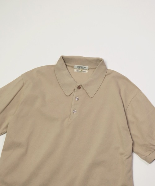 OMNIGOD（オムニゴッド）の「[OMNIGOD mens / オムニゴッド]　カノコ　ショートスリーブポロシャツ（ポロシャツ・メンズ・ブラック/ベージュ/レッド/イエロー/ブルー/ホワイト・2/3/4）」の17枚目の写真