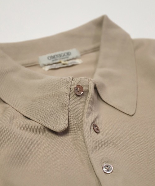 OMNIGOD（オムニゴッド）の「[OMNIGOD mens / オムニゴッド]　カノコ　ショートスリーブポロシャツ（ポロシャツ・メンズ・ブラック/ベージュ/レッド/イエロー/ブルー/ホワイト・2/3/4）」の19枚目の写真