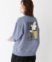 BASECONTROL（ベースコントロール）の「◆イラストレーター Mar 限定 プリントスウェットクルーネック（スウェット）」