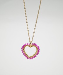 POETIQUE les bijoux（ポエティーク・レ・ビジュー）の「【NEW】ジェムハートネックレス（ネックレス・レディース）」