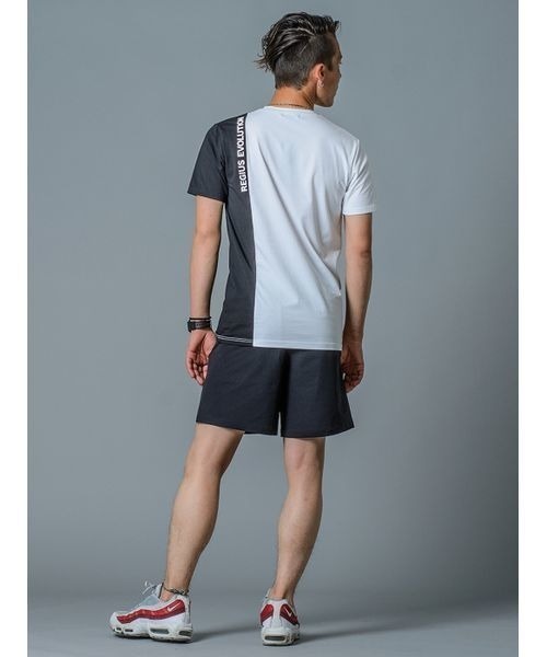 REGIEVO(レジエボ)の「【REGIEVO】REGIEVOロゴTシャツ(Tシャツ/カットソー・メンズ・ブラック×ホワイト/ホワイト×ブラック/グレー×ホワイト・S/L/XL/M)」の6枚目の写真