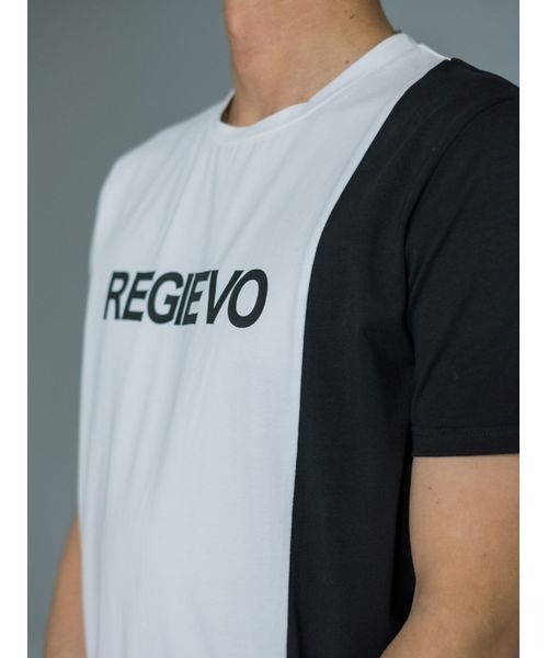 REGIEVO(レジエボ)の「【REGIEVO】REGIEVOロゴTシャツ(Tシャツ/カットソー・メンズ・ブラック×ホワイト/ホワイト×ブラック/グレー×ホワイト・S/L/XL/M)」の11枚目の写真