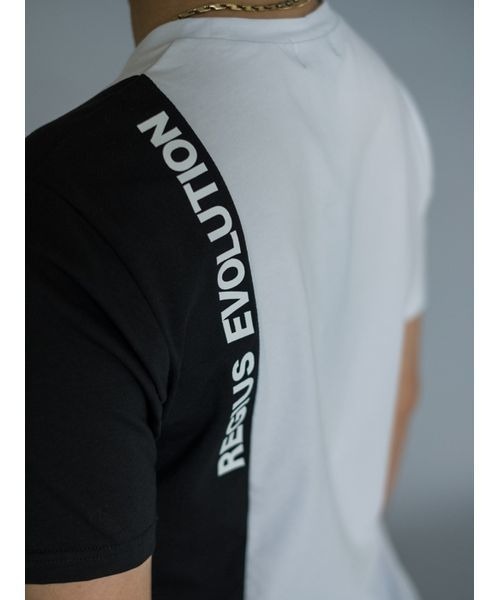 REGIEVO(レジエボ)の「【REGIEVO】REGIEVOロゴTシャツ(Tシャツ/カットソー・メンズ・ブラック×ホワイト/ホワイト×ブラック/グレー×ホワイト・S/L/XL/M)」の12枚目の写真