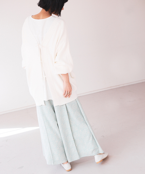 qualite（カリテ）の「【WEB・一部店舗限定】マーブルフレアパンツ（その他パンツ・レディース・グリーン/ホワイト・フリー）」の17枚目の写真