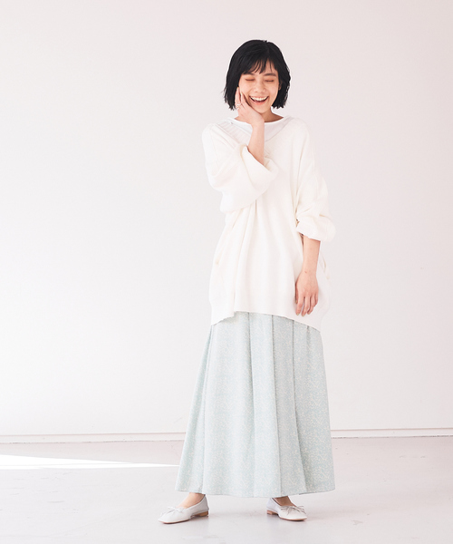 qualite（カリテ）の「【WEB・一部店舗限定】マーブルフレアパンツ（その他パンツ・レディース・グリーン/ホワイト・フリー）」の18枚目の写真