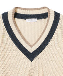美品★GRAN SASSO チルデンニット リネン混 48 美品☆GRAN SASSO チルデンニット リネン混 48 - メルカリ