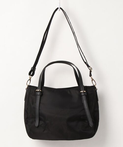 MONICA（モニカ）の「ナイロン2WAYトートバッグ Sサイズ（トートバッグ・レディース・ブラック/ベージュ/ネイビー/カーキ/ピンク・FREE）」の7枚目の写真