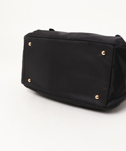 MONICA（モニカ）の「ナイロン2WAYトートバッグ Sサイズ（トートバッグ・レディース・ブラック/ベージュ/ネイビー/カーキ/ピンク・FREE）」の6枚目の写真