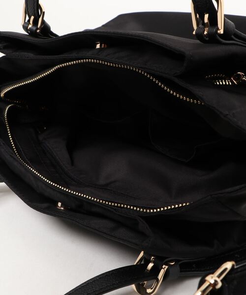 MONICA（モニカ）の「ナイロン2WAYトートバッグ Sサイズ（トートバッグ・レディース・ブラック/ベージュ/ネイビー/カーキ/ピンク・FREE）」の8枚目の写真