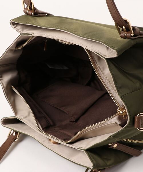 MONICA（モニカ）の「ナイロン2WAYトートバッグ Sサイズ（トートバッグ・レディース・ブラック/ベージュ/ネイビー/カーキ/ピンク・FREE）」の18枚目の写真