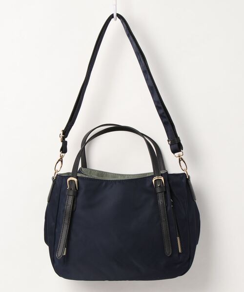 MONICA（モニカ）の「ナイロン2WAYトートバッグ Sサイズ（トートバッグ・レディース・ブラック/ベージュ/ネイビー/カーキ/ピンク・FREE）」の17枚目の写真