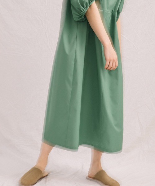 売れ筋の大人気 セール Liyoca T Cタイプライターバルーンスリーブワンピース Uvカット 接触冷感 ウォッシャブル ワンピース Liyoca リヨカ のファッション 通販セール 店舗 Arenatheatre Net