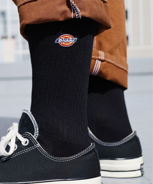 Dickies(ディッキーズ)の「Dickies/ディッキーズ DK C3P ロゴ刺繍底パイル 靴下 2026年春夏(ソックス/靴下・メンズ・ブラック/ホワイト・25-27CM)」の9枚目の写真