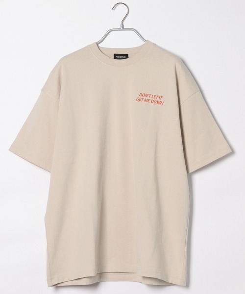 PBLIM(ページボーイリム)の「【PAGEBOYLIM】フラワーグラフィックT(Tシャツ/カットソー・レディース・チャコールグレー/ベージュ/オフホワイト・MEDIUM/LARGE)」の5枚目の写真