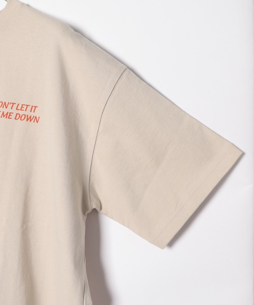 PBLIM(ページボーイリム)の「【PAGEBOYLIM】フラワーグラフィックT(Tシャツ/カットソー・レディース・チャコールグレー/ベージュ/オフホワイト・MEDIUM/LARGE)」の9枚目の写真