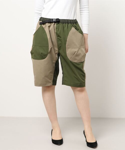 SPENDY'S Store（スペンディーズストア）の「柄切替ハーフパンツ（その他パンツ・メンズ・ブルー/カーキ・X-LARGE/LARGE/MEDIUM）」の6枚目の写真