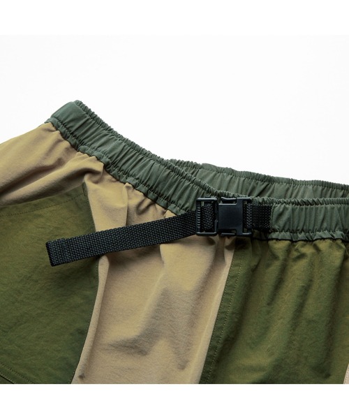 SPENDY'S Store（スペンディーズストア）の「柄切替ハーフパンツ（その他パンツ・メンズ・ブルー/カーキ・X-LARGE/LARGE/MEDIUM）」の5枚目の写真