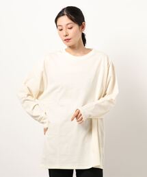 Samansa Mos2 blue | フォトプリントロンTee(Tシャツ/カットソー)