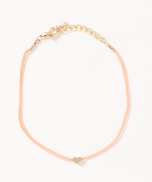 Charles Chaton（シャルルシャトン）の「CHARLES CHATON Heart bracelet（ブレスレット・レディース・ホワイト/ピンク・FREE）」の5枚目の写真