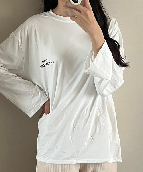 セール】LAロゴTシャツ／ロンT（Tシャツ/カットソー）｜fiere