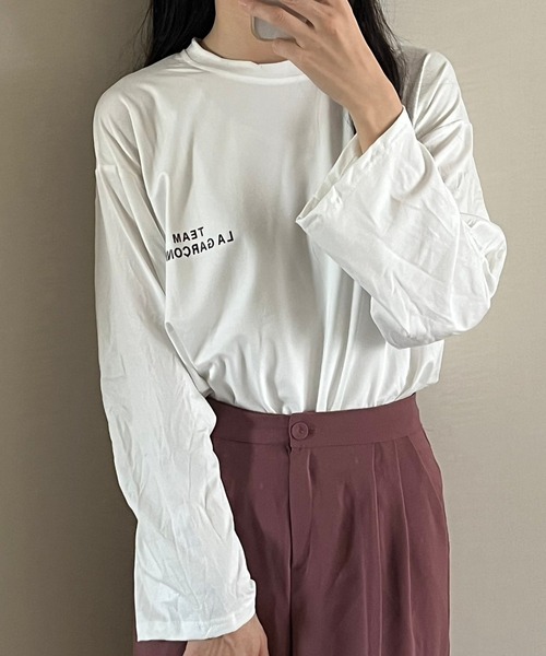 fiere(フィエール)の「LAロゴTシャツ/ロンT(Tシャツ/カットソー・レディース・ホワイト/ブラック・MEDIUM/LARGE/X-LARGE)」の7枚目の写真