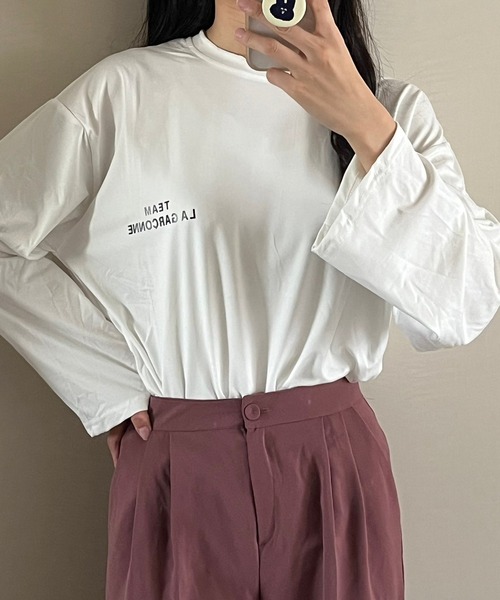 fiere(フィエール)の「LAロゴTシャツ/ロンT(Tシャツ/カットソー・レディース・ホワイト/ブラック・MEDIUM/LARGE/X-LARGE)」の5枚目の写真
