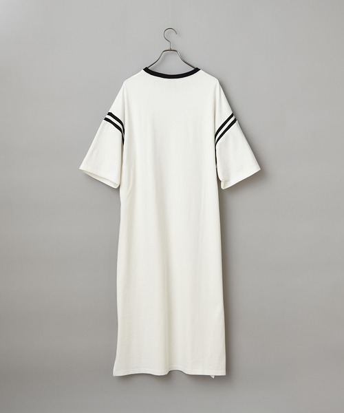 SCREEN STARS(スクリーンスターズ)の「【SCREEN STARS/スクリーンスターズ】フットボールワンピース(ワンピース・レディース・ホワイト/チャコールグレー/イエロー・FREE)」の5枚目の写真