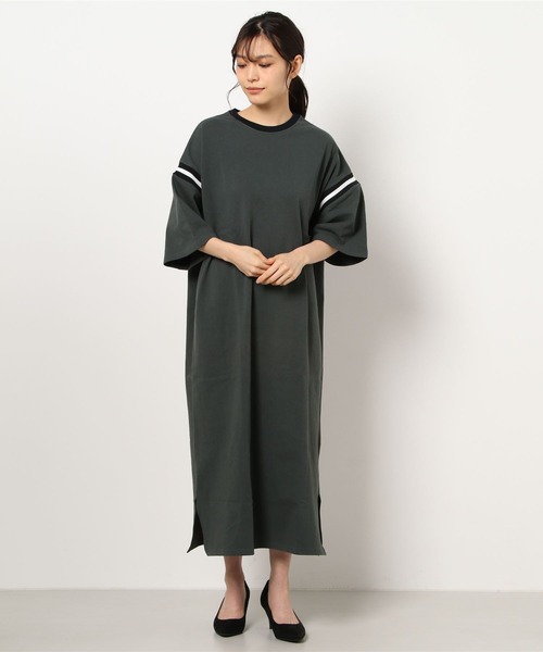 SCREEN STARS(スクリーンスターズ)の「【SCREEN STARS/スクリーンスターズ】フットボールワンピース(ワンピース・レディース・ホワイト/チャコールグレー/イエロー・FREE)」の13枚目の写真