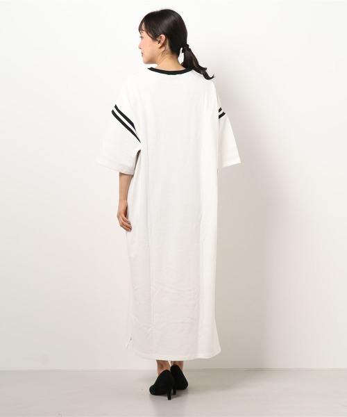 SCREEN STARS(スクリーンスターズ)の「【SCREEN STARS/スクリーンスターズ】フットボールワンピース(ワンピース・レディース・ホワイト/チャコールグレー/イエロー・FREE)」の10枚目の写真