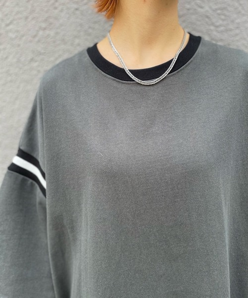 SCREEN STARS(スクリーンスターズ)の「【SCREEN STARS/スクリーンスターズ】フットボールワンピース(ワンピース・レディース・ホワイト/チャコールグレー/イエロー・FREE)」の16枚目の写真