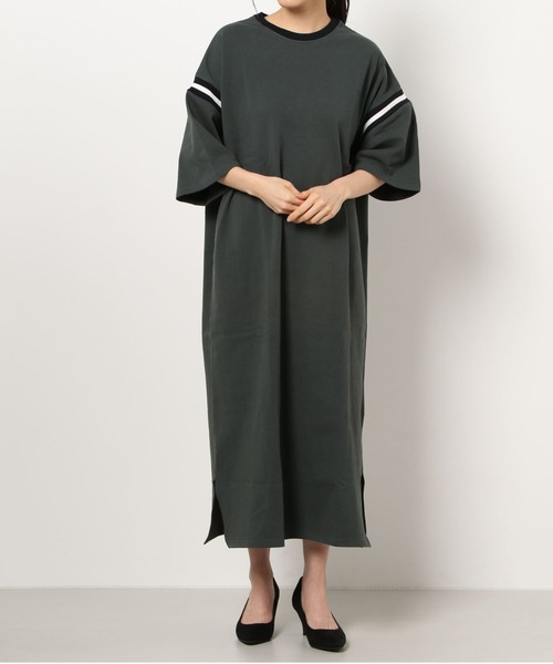 SCREEN STARS(スクリーンスターズ)の「【SCREEN STARS/スクリーンスターズ】フットボールワンピース(ワンピース・レディース・ホワイト/チャコールグレー/イエロー・FREE)」の8枚目の写真