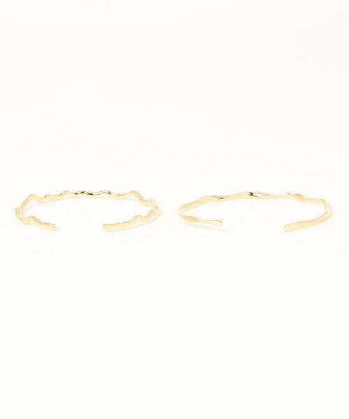 Heather(ヘザー)の「メタルバングルセット 948148(バングル/リストバンド・レディース・シルバー/ゴールド・ONESIZE)」の10枚目の写真