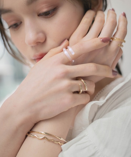 Heather(ヘザー)の「メタルバングルセット 948148(バングル/リストバンド・レディース・シルバー/ゴールド・ONESIZE)」の7枚目の写真