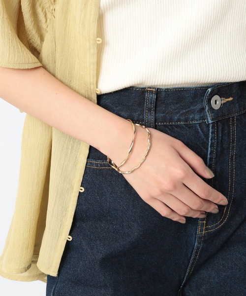 Heather(ヘザー)の「メタルバングルセット 948148(バングル/リストバンド・レディース・シルバー/ゴールド・ONESIZE)」の4枚目の写真